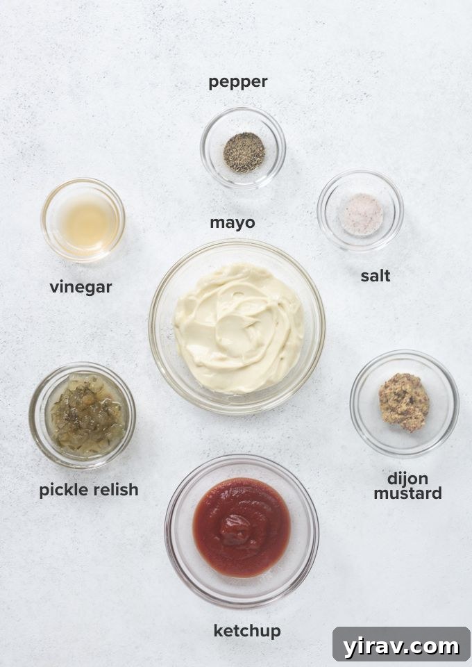 Hamburger sauce recipe ingredients