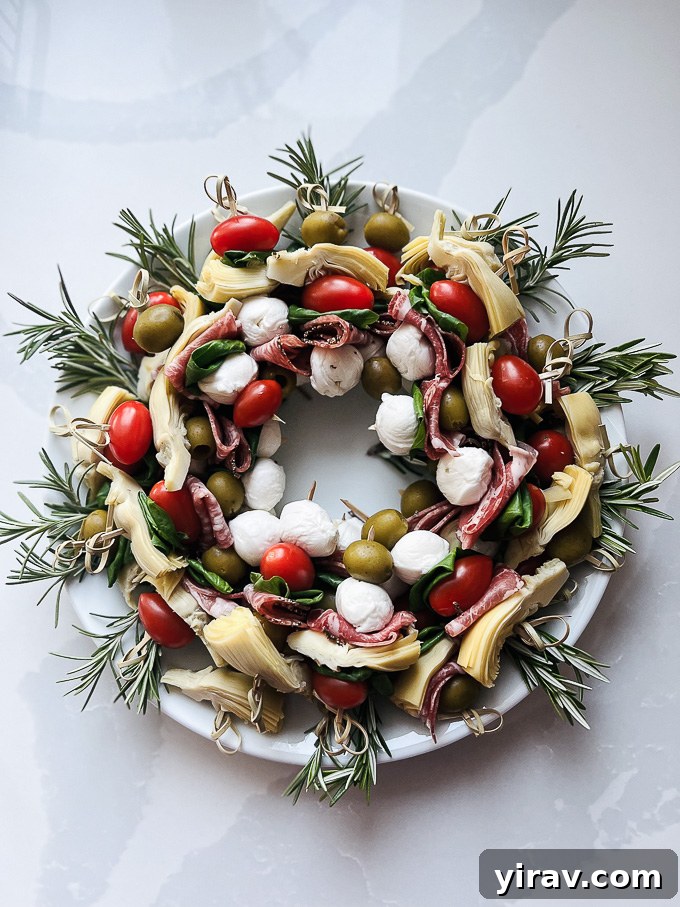 Antipasto Bites 6 Antipasto wreath