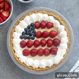 American flag no bake cheesecake