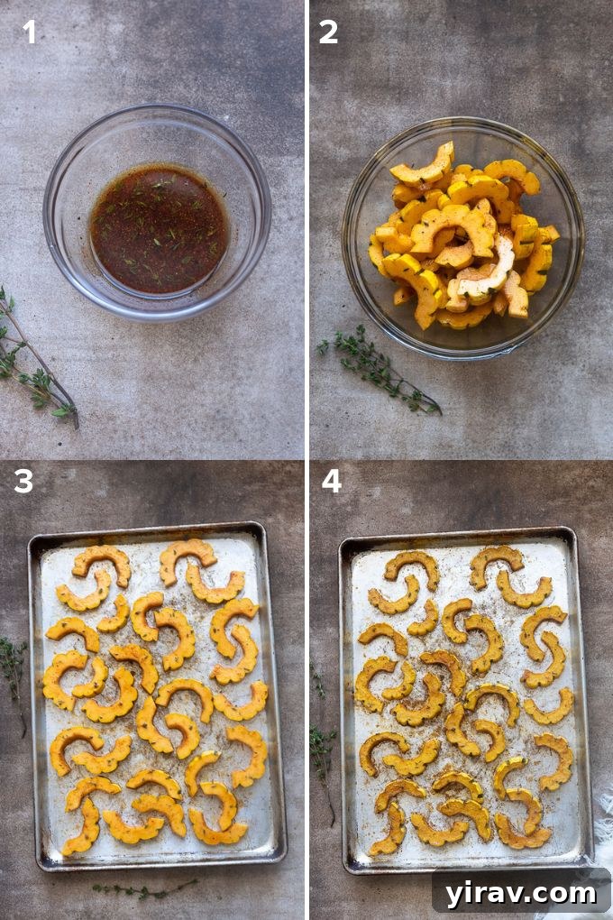Maple-Kissed Delicata Delight 5 How to roast delicata squash.