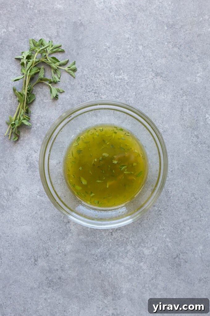 Combine olive oil, lemon, salt and pepper in a small bowl for baked cod.