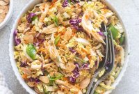 Crisp Asian Chicken Salad with Sesame Ginger Dressing