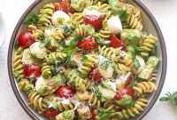 Creamy Pesto Chicken Pasta Salad Recipe