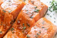 Honey Garlic Glazed Salmon Recipe